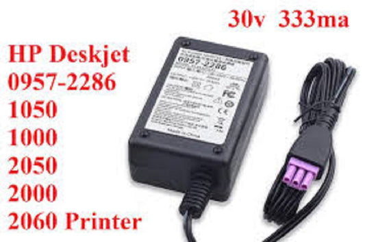 **⚡ Original 30V 333mA AC/DC Adapter  For HP OfficeJet Printers – 0957-2286 / 0957-2290 / 0957-2398 Compatible**