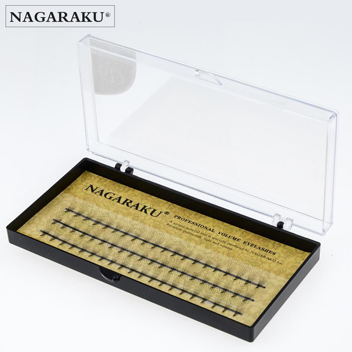 NAGARAKU Professional Volume Eyelash Extensions faux Mink 5D Volume Lash C Curl Thickness 0.07mm Length 13mm soft and natural bunch high quality