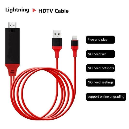 Lightning To HDMI /HDTV Cable Digital AV Adapter Apple to hdmi For Aapple ipad iphone ios