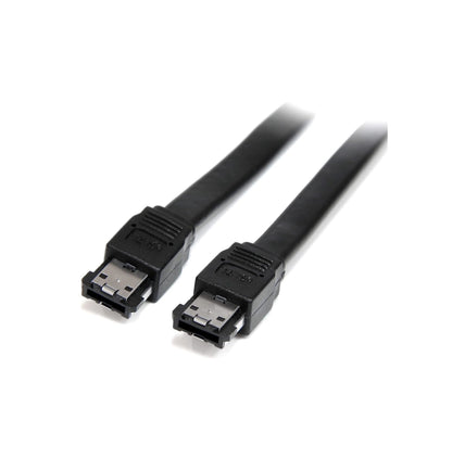 Premium Quality 1 Meter eSATA to eSATA Cable 3Gbps – Shielded External SATA 2 Data Cable for Fast & Stable Connection