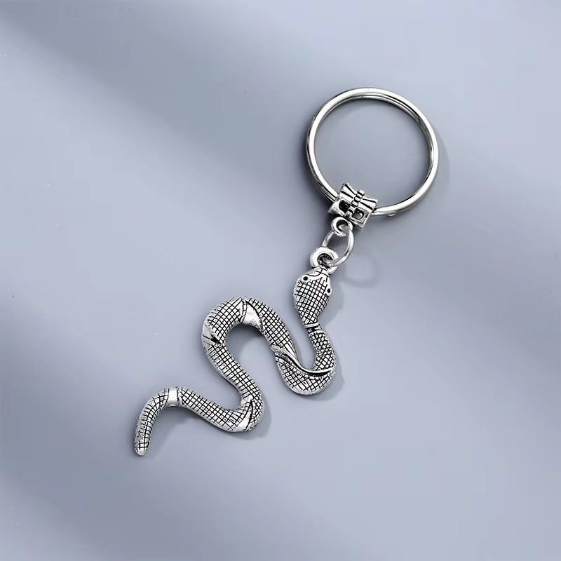 Snake Pendant Keychain Key Ring Metal Gift for your Love One
