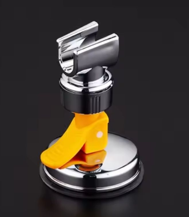 Universal Shower Head Holder 360° Adjustable Suction Cup Wall Mount | No Drilling No Punching Shower Bracket | Bathroom Accessories