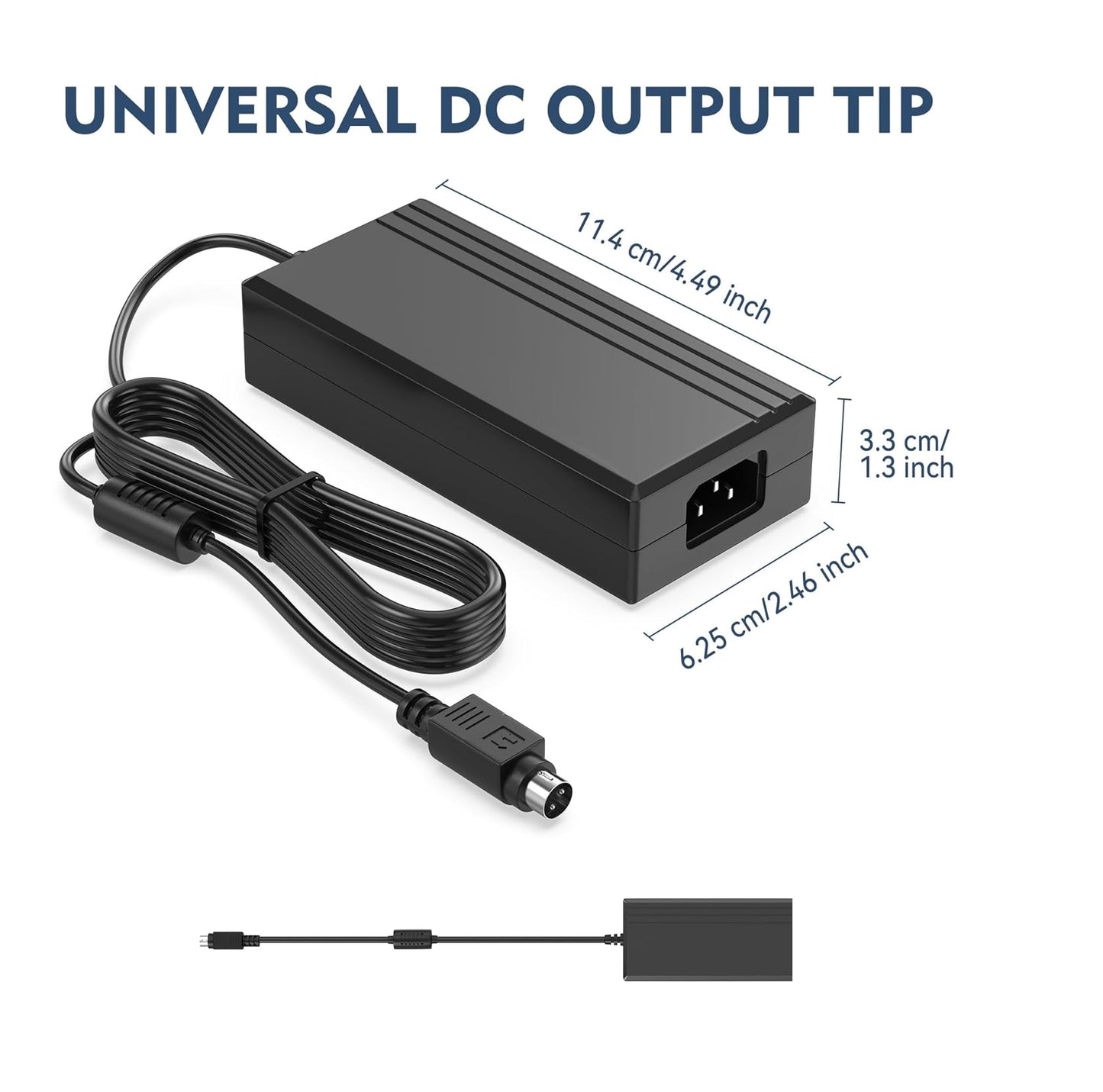 Power AC/DC Adapter 24V for Epson TM-U220B TM-T88V TM-U325D POS Printer – PS-180 Compatible Replacement Power Supply Charger Cable
