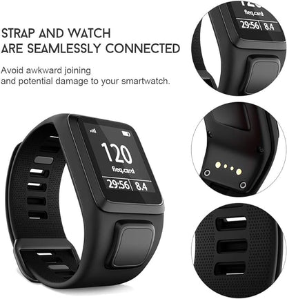 Replacement Strap for Tomtom Watch Band Replacement for Runners 3, Sparkle 3, Runners 2, Sparkle Golfer 2, Adventurers