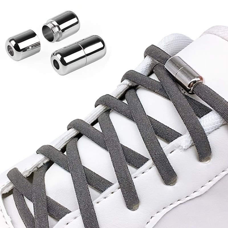 Elastic No Tie Shoe Laces For Adults,Kids,Elderly,System With Elastic Shoe Laces