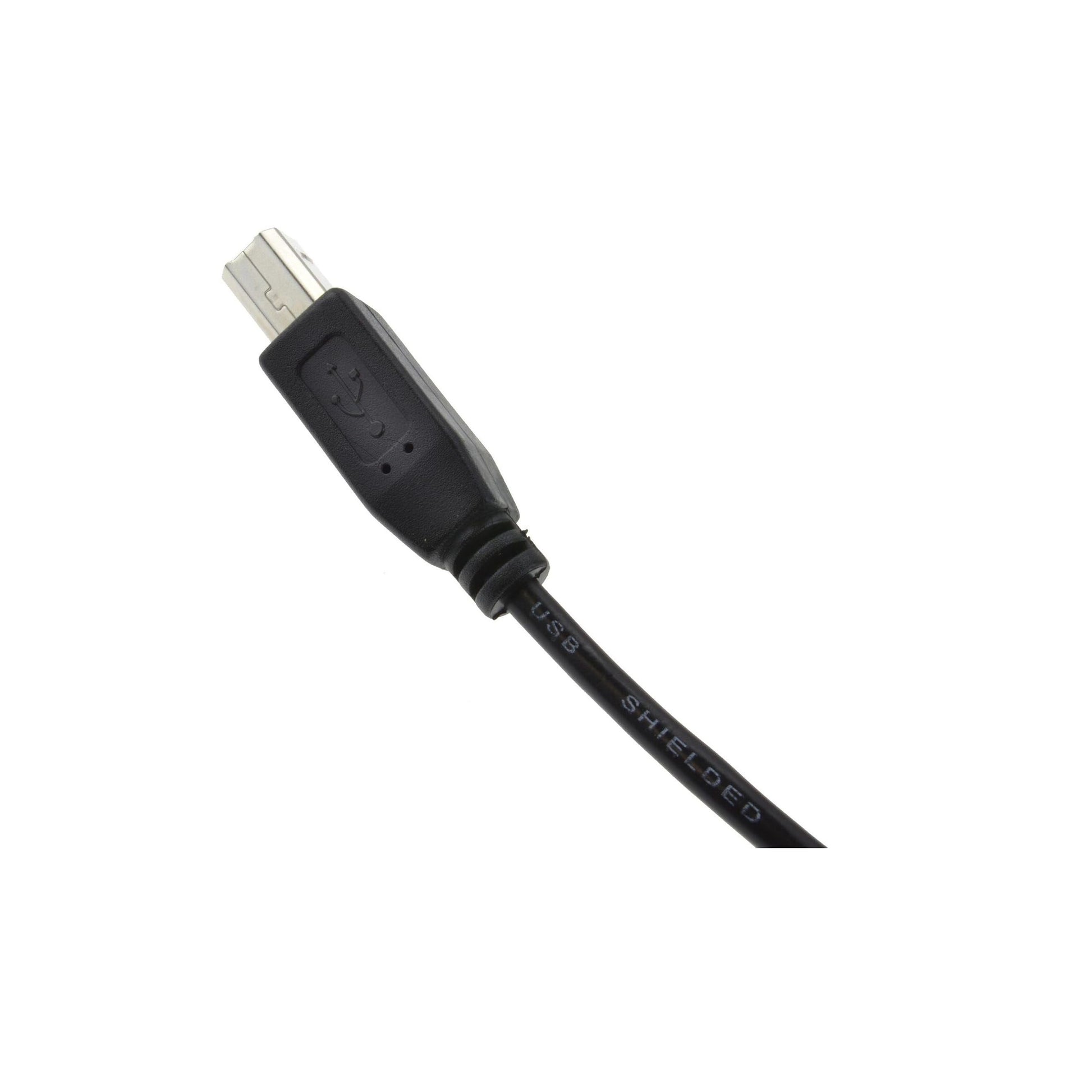 USB 2.0 Printer Cable A to B 3 Meter – High Speed 24AWG Copper Lead for Printer, Scanner & Fax | Durable USB Type A to Type B Connector (Black)