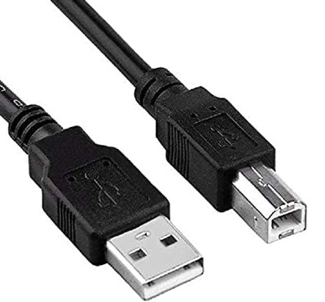 USB Printer Cable 2 Meter | USB 2.0 A to B High Speed Data Cable for Printer & Scanner
