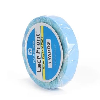 Hair Extensions Tape Walker Double Sided Roll Tapes Stickers Adhesive for Men Hair System Replacement Toupee Hair Extension Wig Bundles Hair Weave Closure(3 Yards 0.9cm 1 roll Made In USA) "Lace Front Support"