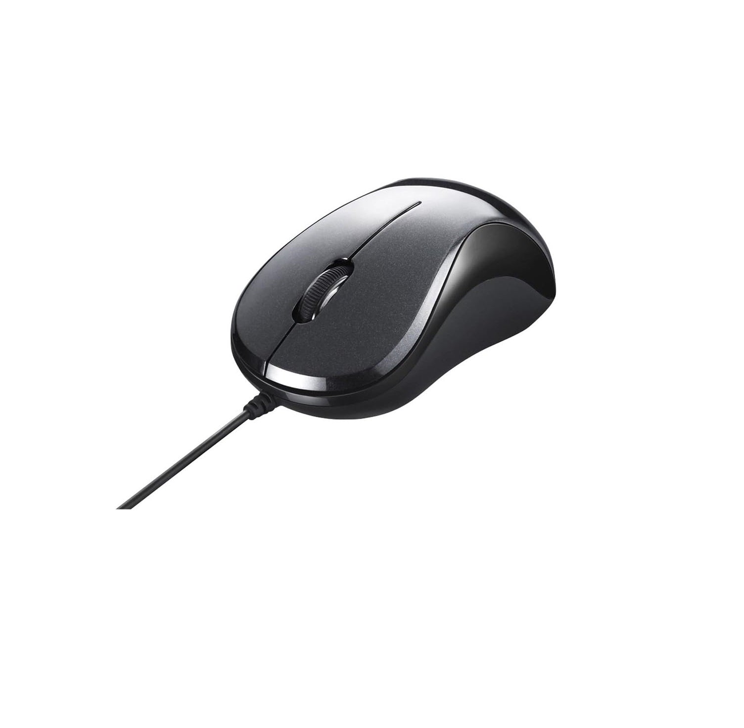 Wired Blue LED Silent USB 3 Button Mouse Buffalo Black BSMBU108 – Quiet Click, High Precision Optical Mouse for PC & Laptop