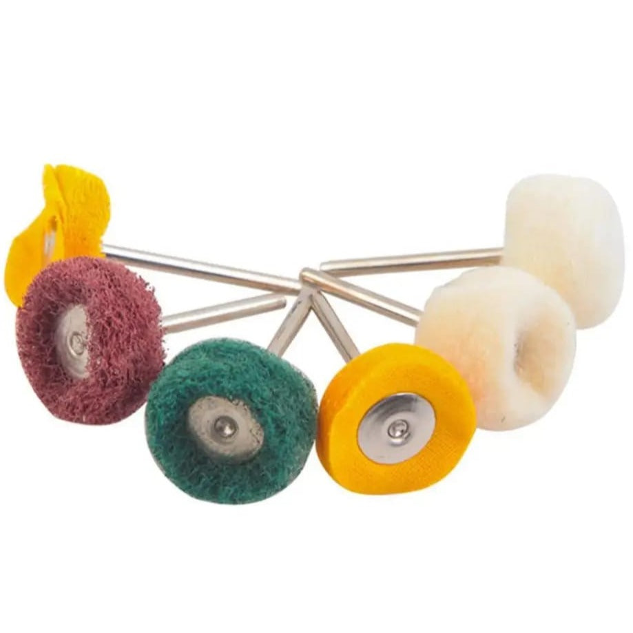 6pcs Polishing Wheel Buffing Pad Brush Set Polishers Tool For Rotary Drill Bit