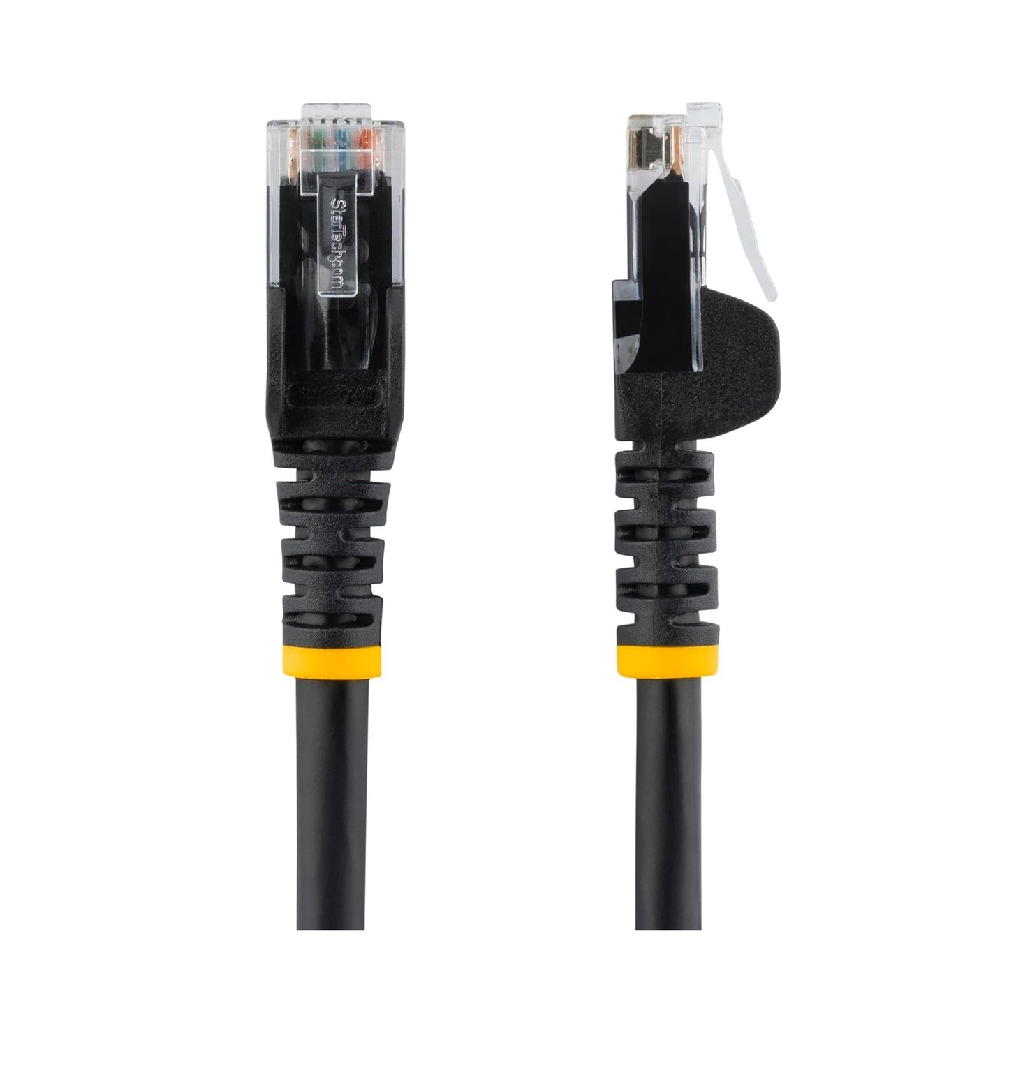 Star Tech Premium 6ft CAT6 Ethernet Cable LSZH – 10Gbps 650MHz RJ45 UTP Network Patch Cord, 100W PoE Support, Snagless with Strain Relief, Black (1.8m)