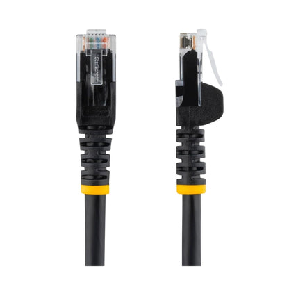 Star Tech Premium 6ft CAT6 Ethernet Cable LSZH – 10Gbps 650MHz RJ45 UTP Network Patch Cord, 100W PoE Support, Snagless with Strain Relief, Black (1.8m)