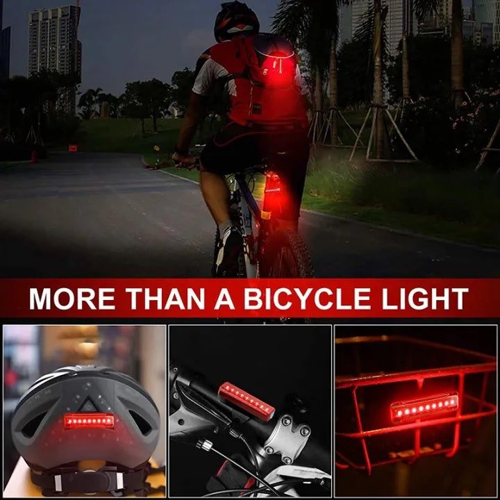USB Rechargeable Bike Tail Light 9 LED High-Brightness, IPX5 Waterproof Rear Bicycle Light with 5 Modes, Cycle Light, Rare Light, Tail Light, Led, Back Light,  USB Charger, DC Light, Cycling, Cycle Accessories