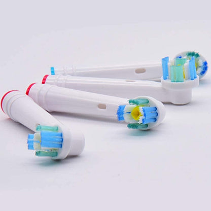EB18-P Replacement Brush Heads for all Oral-B electric toothbrushes except ultrasonic brushes  4 Pcs Toothbrush Heads EB18P 3D White Replacement Brush Heads A One 100 % Premium Quality