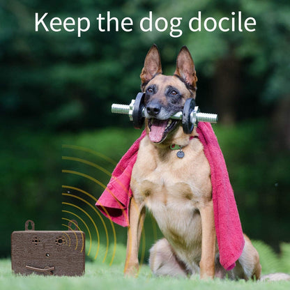 Ultrasonic Anti Barking Device – Long Range 50ft Dog Bark Control Device with 4 Training Modes for Outdoor Use