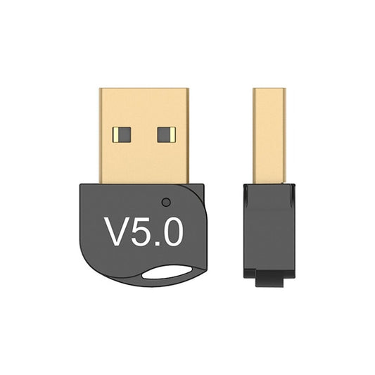 Bluetooth Dongle With Blue Light V 5.0 Bt | Long Life Hi Grade Quality | Full-Speed USB 2.0 Interface | Low Energy Mode | Plug and Play | For Laptops, Computers
