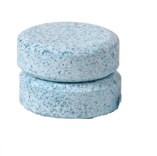 2 PCS Windshield Washer Fluid Tablets – Effervescent Oxalic Acid Car Glass Cleaner | Blue Concentrated Cleaning Tablets for Crystal Clear Windshield