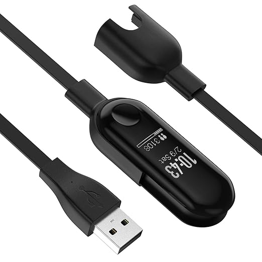 Charger Compatible with Xiaomi Mi Band 3 Charger Replacement USB Charger Charging Cable Dock for Xiaomi Mi Band 3(Not Suitable for Mi Band 1/2)