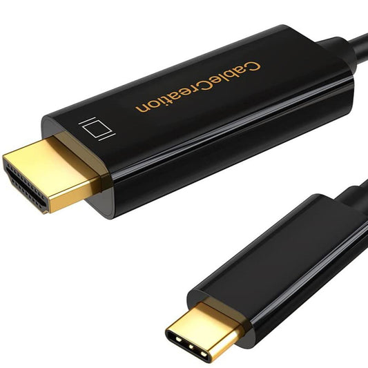 USB C to HDMI Cable for Home Office 6ft, CableCreation USB 3.1 Type C to HDMI 4K, Thunderbolt 3/4 Compatible with See in below pic