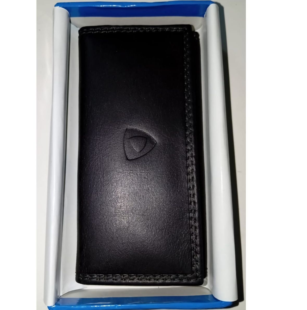 Premium Leather Key Holder Wallet with Key Ring – Compact Leather Key Case Organizer for Men & Women