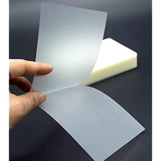 20 Pcs High Grade Thermal Lamination Pouch Film Size 80 mm x 110 mm 125 micron , glossy clear Hard Binding Card Pouch for Card Photo Paper Document Picture Lamination for Laminating Machine & iron (20 PCS)