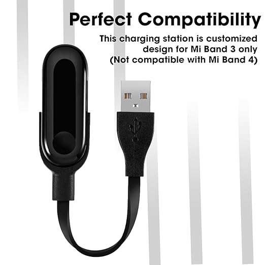 Charging  Cable for Mi Band 3 USB orignal Charging Xiaomi 3 Smartwatch,