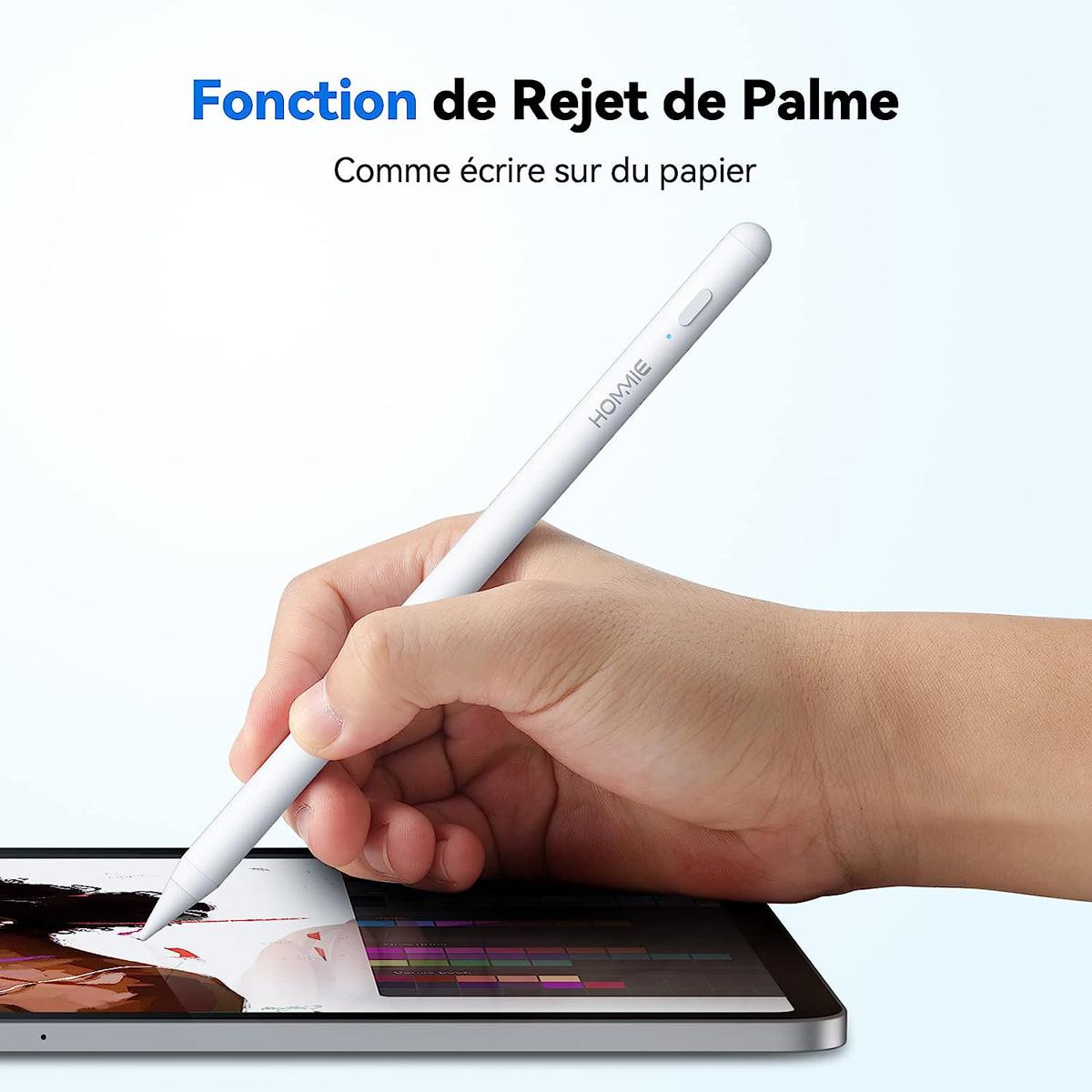 Hommie Stylus Pen for iPad Pro, iPad Air, iPad Mini – High Precision Stylus for 11" & 12.9" Models, iPad 6th-10th Generation