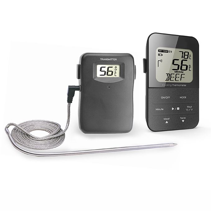 🌡️ Wireless Roasting Thermometer Coline – Digital BBQ & Oven Meat Thermometer with Probe for Kitchen & Grill