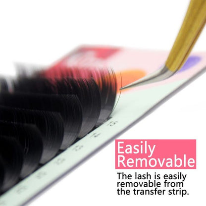 Kimcci 7-15mm Mix Mink Silk Lash Professional Eyelash Thickness: 0.10mm , Curl:C