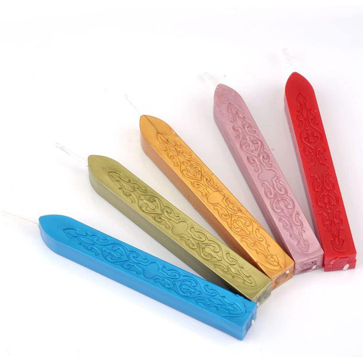 2 Pcs Sealing stamp wax / sealing wax sticks for  for weddings, parties, letter-sealing, bottle-sealing, signatures, etc.