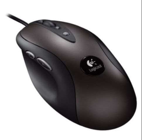 Logitech Wired Optical Mouse 5 Buttons with Scroll Wheel – High Precision USB Mouse for PC & Laptop (Ergonomic Design)