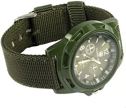Bokeley Watch, Men's Watch Fashion Gemius Army Racing Force Military Sport Men Official Fabric Band Watch (F)