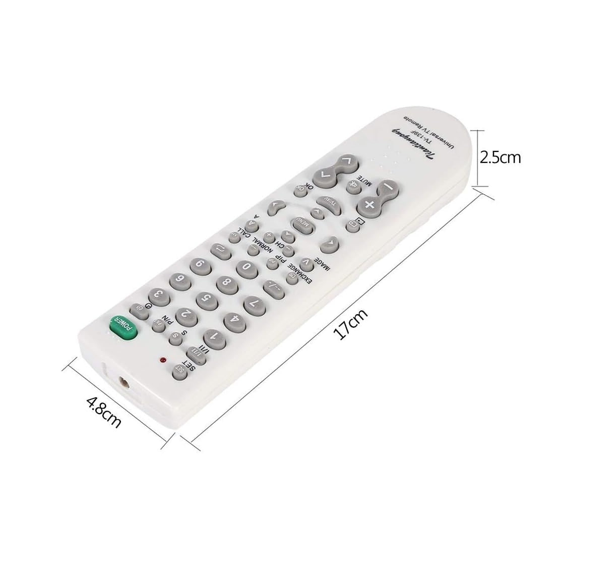 TV-139 Universal TV Remote Control Replacement – Compatible with Smart, LCD & LED Televisions | Easy Setup Remote
