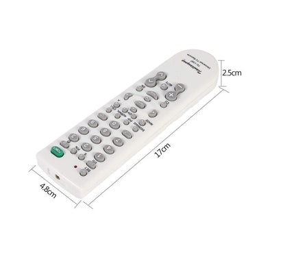 TV-139 Universal TV Remote Control Replacement – Compatible with Smart, LCD & LED Televisions | Easy Setup Remote