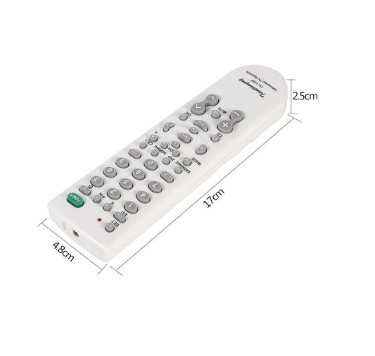 TV-139 Universal TV Remote Control Replacement – Compatible with Smart, LCD & LED Televisions | Easy Setup Remote