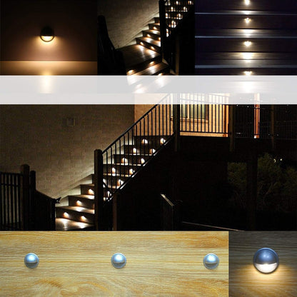 LED Deck Lights Kit 1PCS Low Voltage 1.38W IP67 Waterproof Stair Light – Warm White Outdoor Garden, Yard, Pathway & Step Landscape Lighting