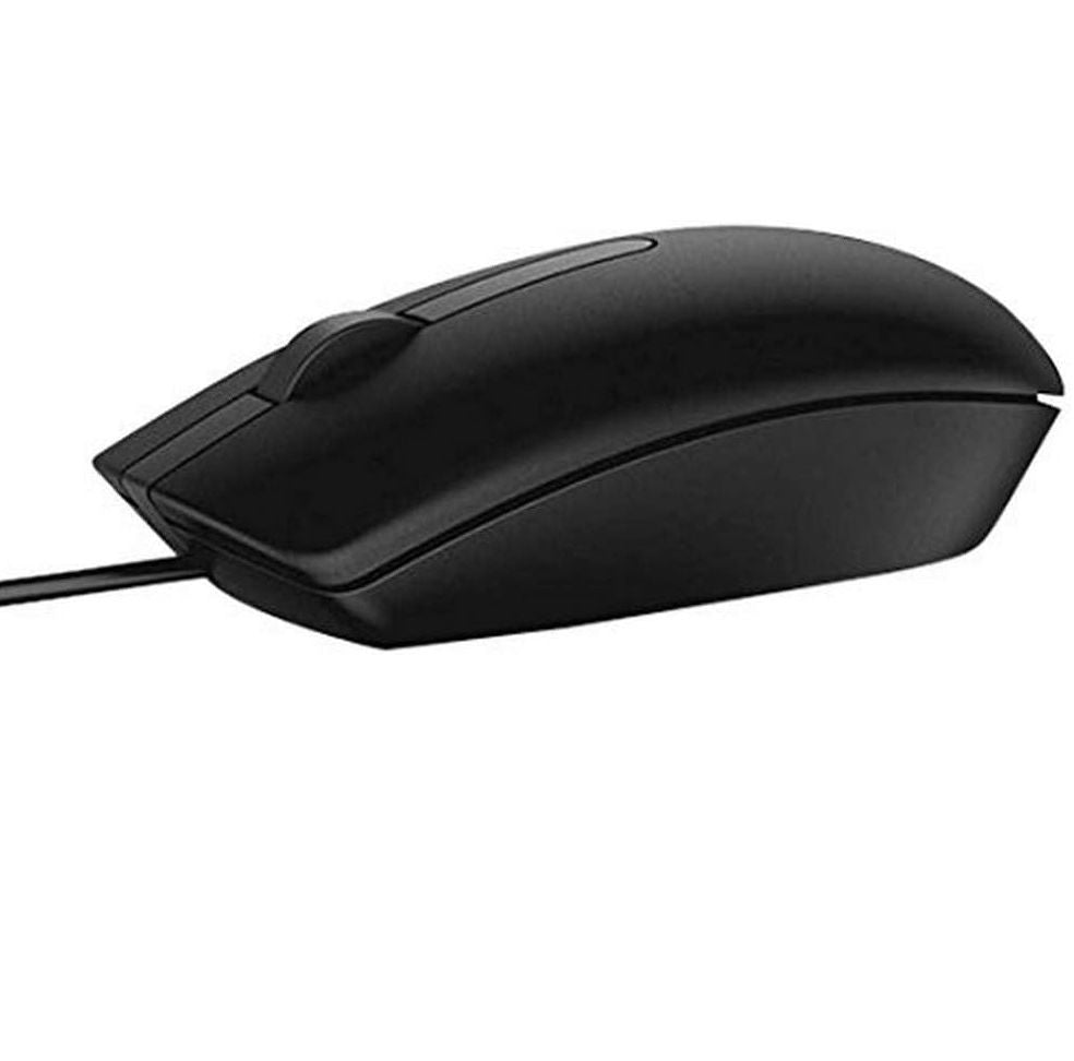 Brand new  D-ell USB Wired Optical Mouse – High Precision 1000 DPI, Ergonomic Design, Smooth Scroll Mouse for Laptop & Desktop (Black)