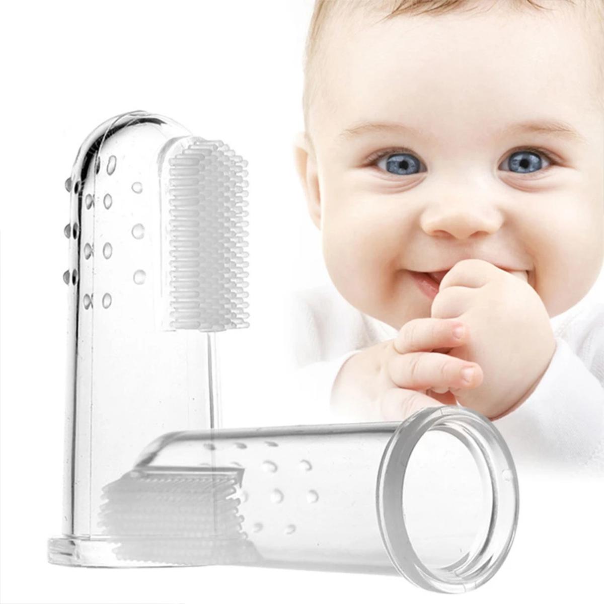 Baby Finger Toothbrush & Gum Massager food grade silicone rubber