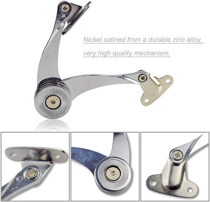 Door Hinges Stop Stays Doors Lift Up Support Furniture Stay Support Hinge Cabinet Kitchen Cupboard Hinges for 4-15KG Adjustable 1 PCs