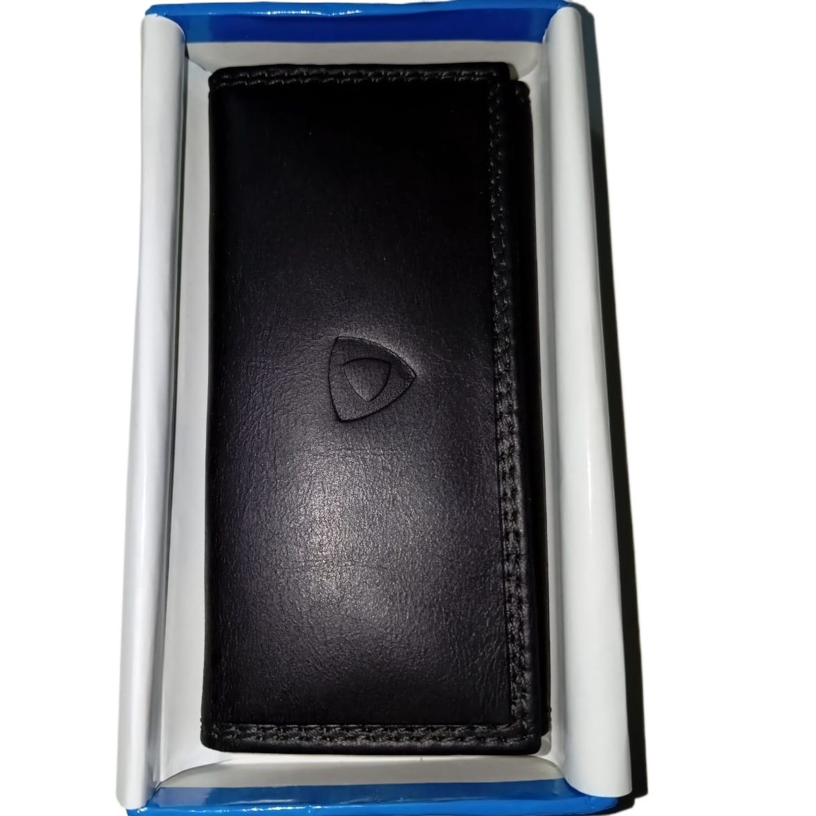 Premium Leather Key Holder Wallet with Key Ring – Compact Leather Key Case Organizer for Men & Women