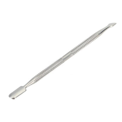 1PC Double Head Stainless Steel Nail Cuticle Pusher Spoon Remover Trimmer Dead Skin Manicure Pedicure Cleaner Nail Tool