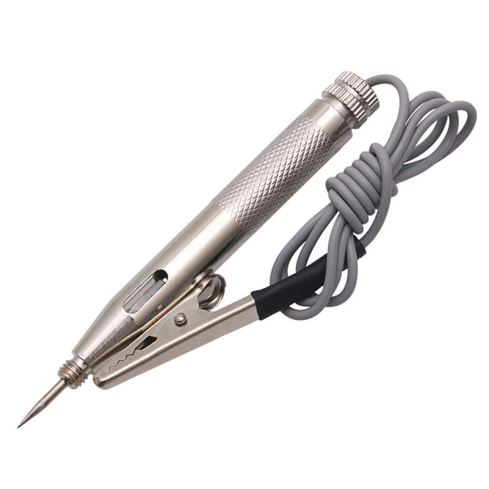 Festnight DC 6-24V Stainless Steel and Copper Auto Car Circuit Tester Lamp Voltage Test Pen Detector Probe