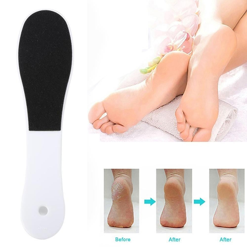 🌸 Edi Ragar – Double-Sided High-Quality Plastic Foot Filer with Sand Paper (Washable & Reusable) Professional Pedicure Dead Skin Scrubber | Callus Remover | Foot Care Beauty Tool (Paon Scraper | Par Scrubber | Foot Scrub | Heel Scrapper | Scruber)