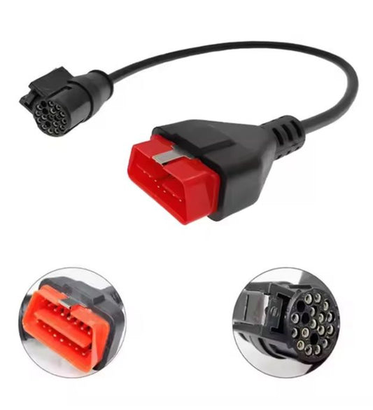OBD2 Adapter CAN Clip 19-Pin to OBD2 16-Pin Standard Socket Compatible with Renault Car - 51 cm