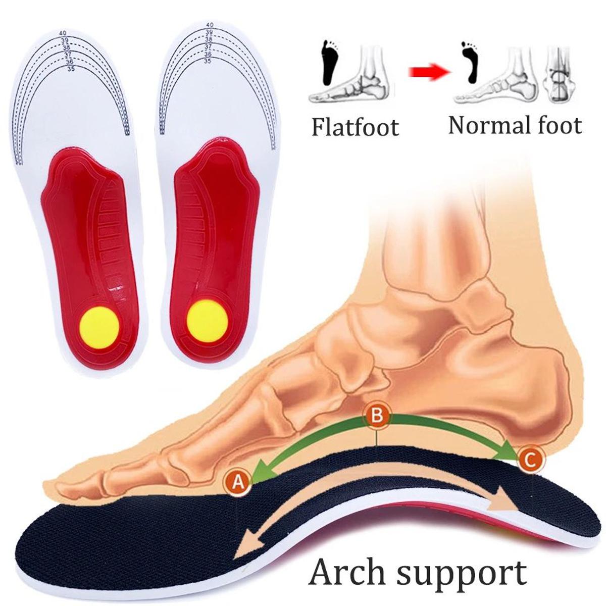 High Arch Support Shoe Insoles Inserts for Flat Feet - Orthotic Insoles High Arch for Men Women Arch Pain, Plantar Fasciitis Relief Insoles