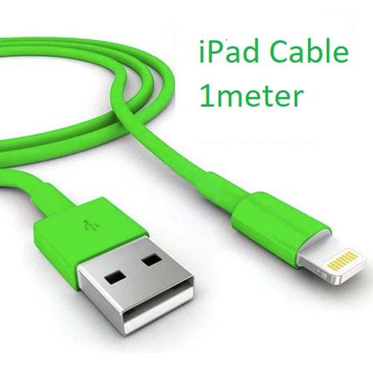 Lightning Cable for Phone 6 Phone 5 5s Pad Lightning Certified USB Charger Cable Data Sync 1meter Green