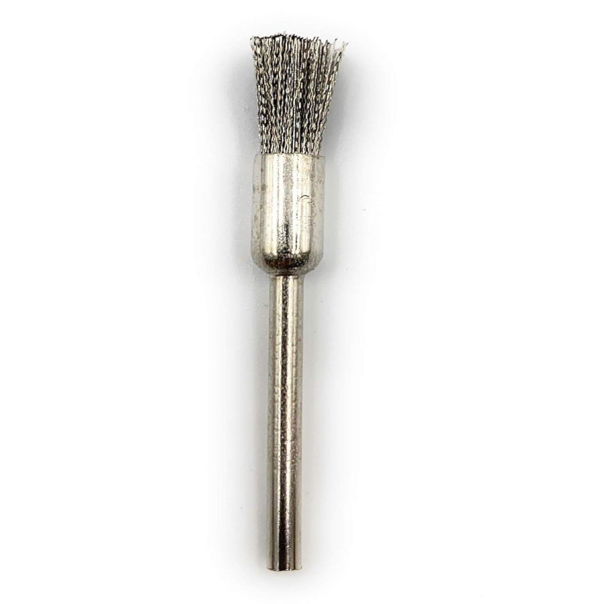 Stainless Steel Wire End Brush for Dremel Rotary Tool – 1 PCS Polishing Brush for Rust Removal, Satin Finish, Jewellery & Watch Cleaning Tool