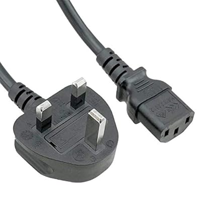 High Quality 3 Pin UK Plug AC Power Cable Wire With Fuse For PC,