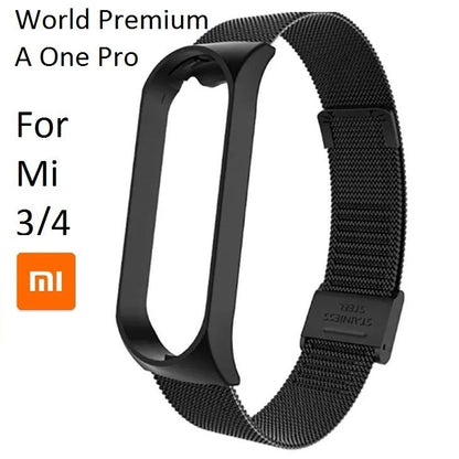 Xiaomi Mi Band 4 Metal Stainless steel Strap Milanese Light weight World Premium Quality