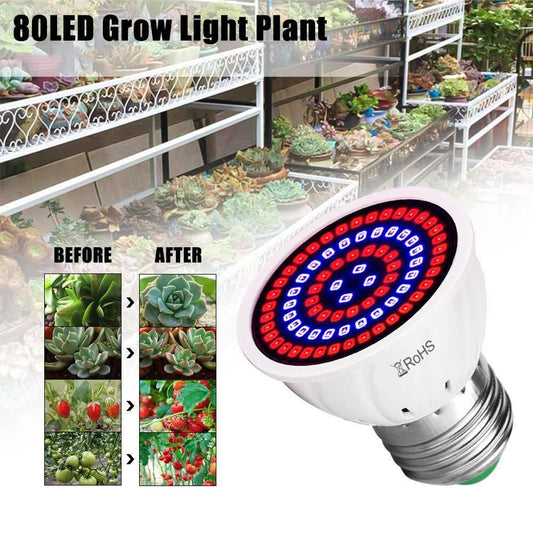 60LED E27 220V Grow Light Bulbs Full Spectrum Tent Plants Hydroponic Lighting Lamps Garden Plant Lights Full Spectrum grow light Premium Qulity Long Life A One